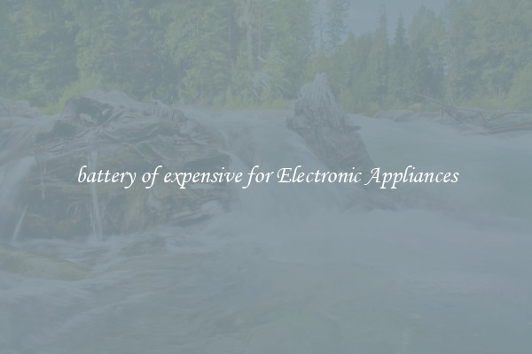 battery of expensive for Electronic Appliances