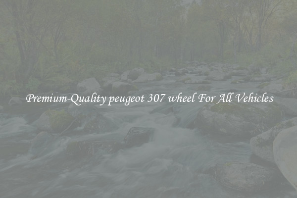 Premium-Quality peugeot 307 wheel For All Vehicles